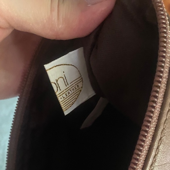 Vintage Brown Leather Clutch - Picture 3 of 5